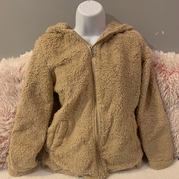 Zaful Sweaters - ❌sold❌NEW! Sherpa Zip Up Hoodie